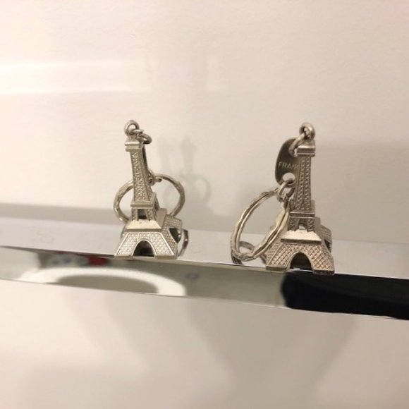 NEW Matching 2 Paris Eiffel Tower Keychain - Picture 2 of 6